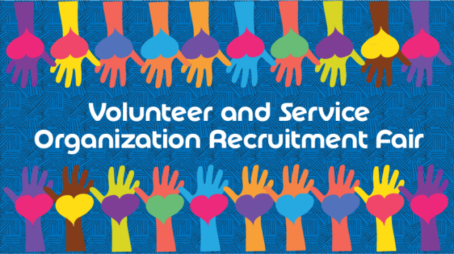 Volunteer and service organization recruitment fair