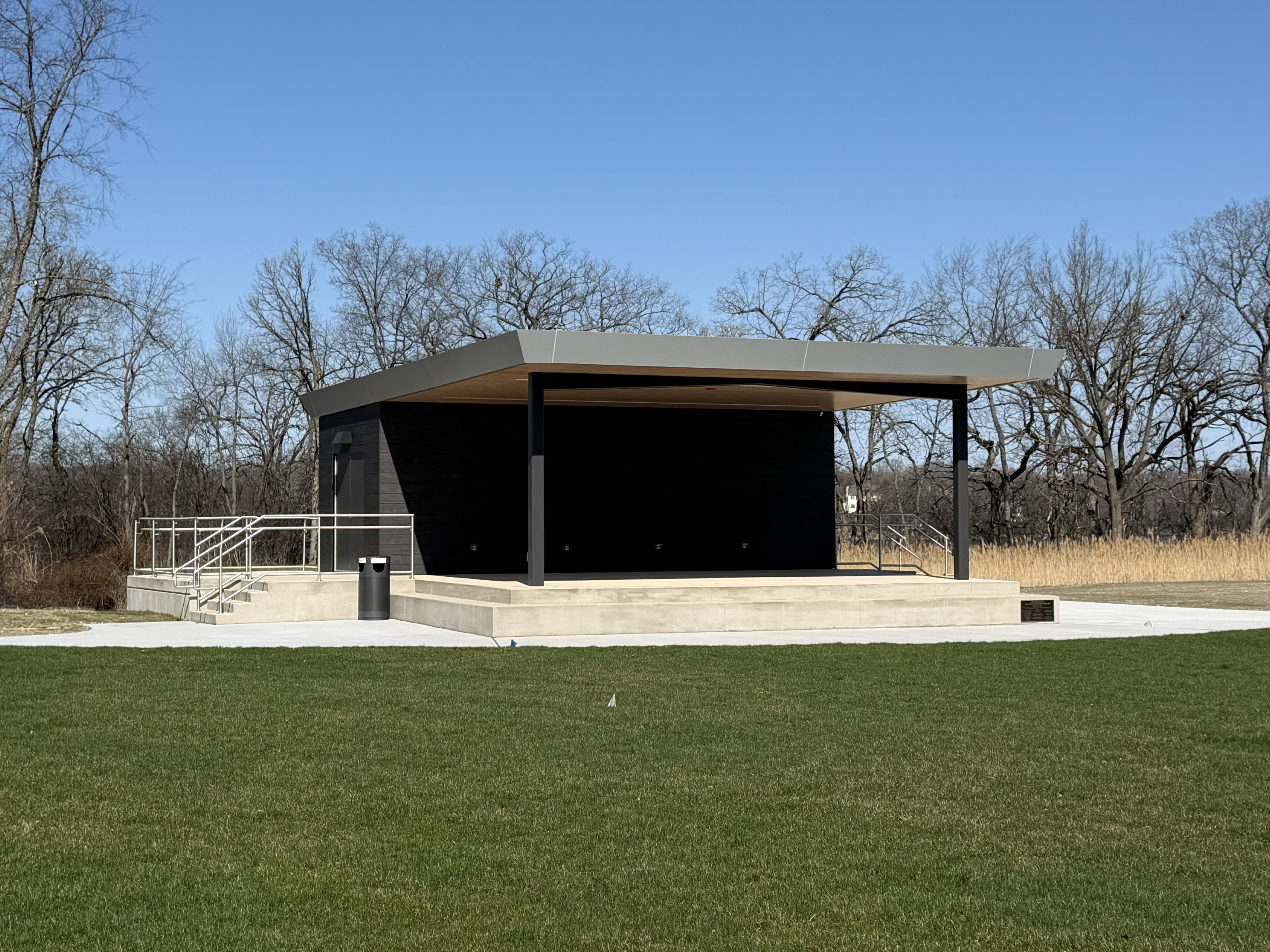 A picture of the performance pavillion